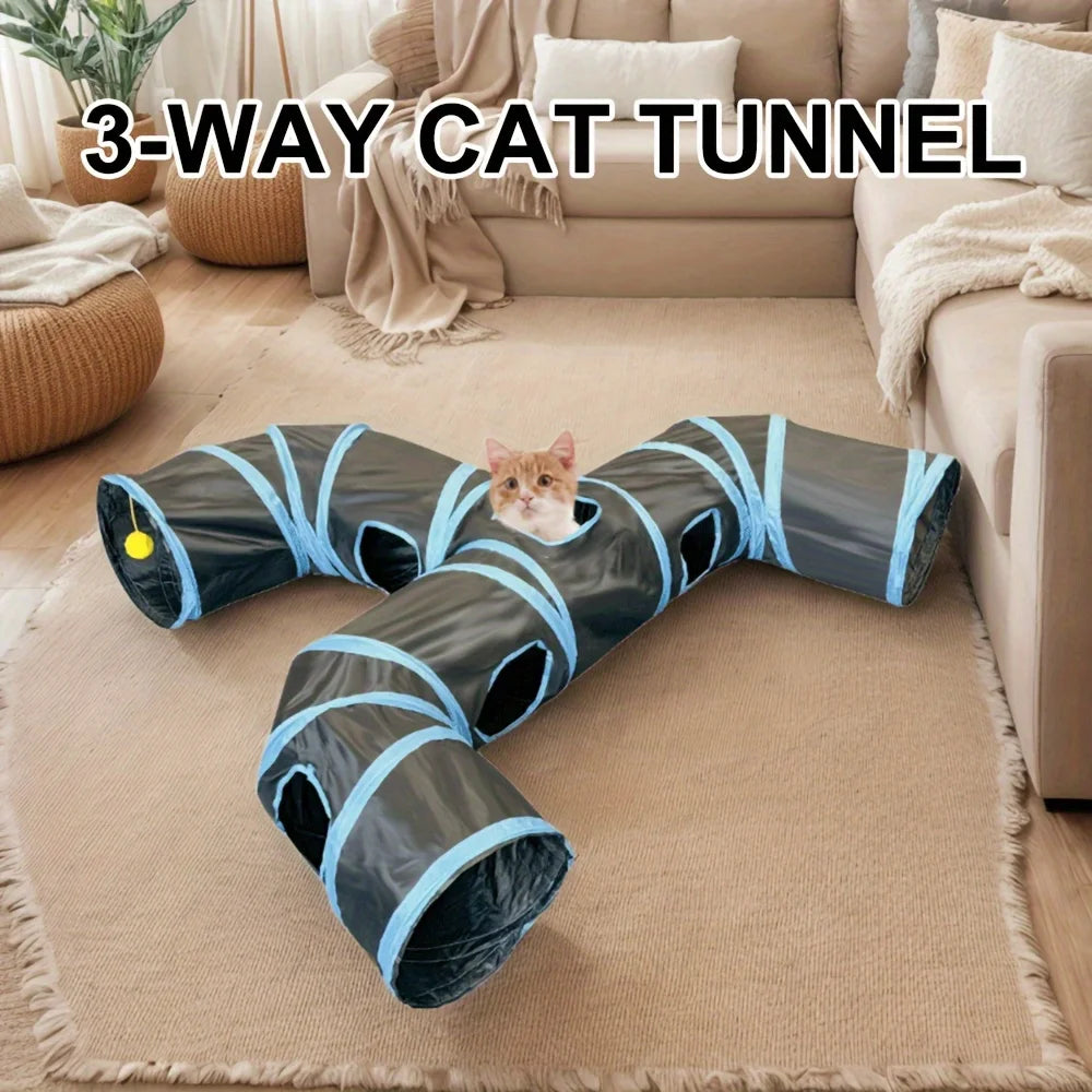Three-Way Cat Tunnel