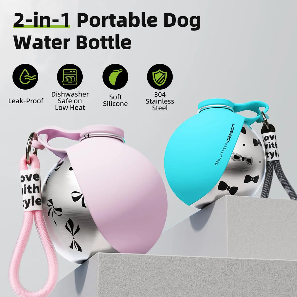 2-in-1 Stainless Water Bottle