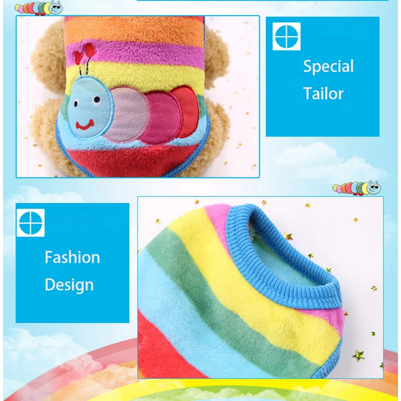 Flannel Puffer Vest for Tiny Pets