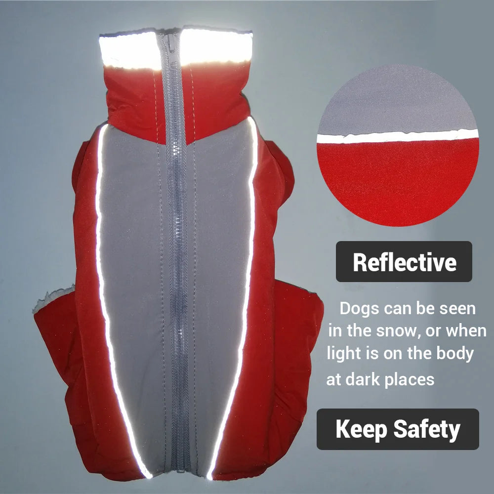 Reflective Waterproof Dog Overalls