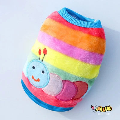 Flannel Puffer Vest for Tiny Pets