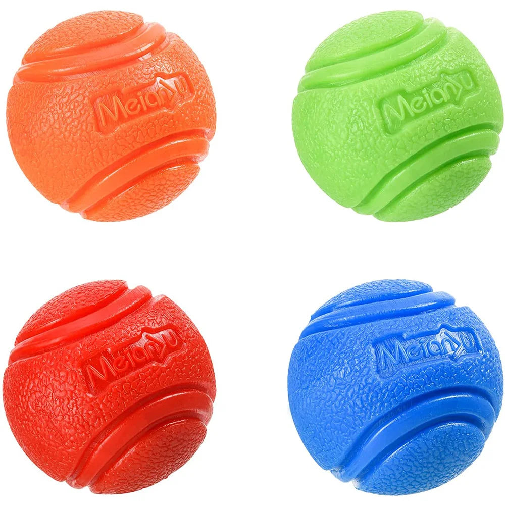 Bouncy Solid Rubber Fetch Ball
