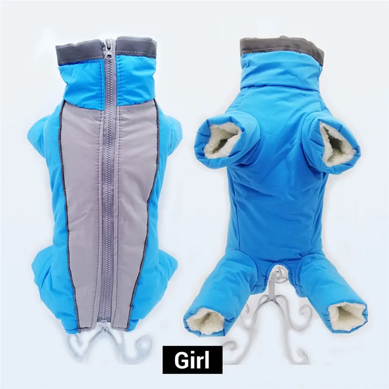 Reflective Waterproof Dog Overalls