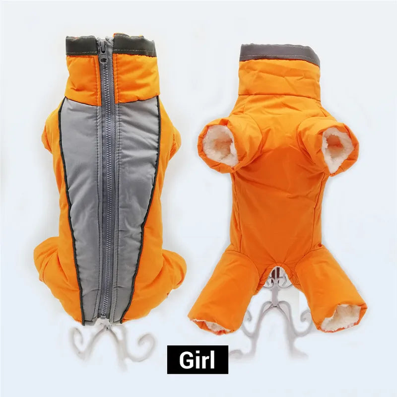 Reflective Waterproof Dog Overalls