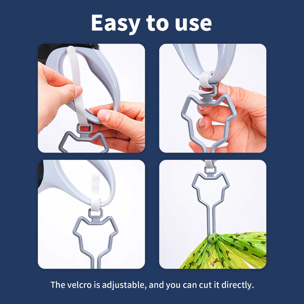 Hands-Free Lead Poo Bag Holder
