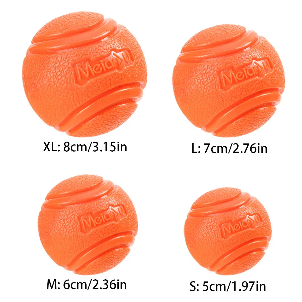 Bouncy Solid Rubber Fetch Ball