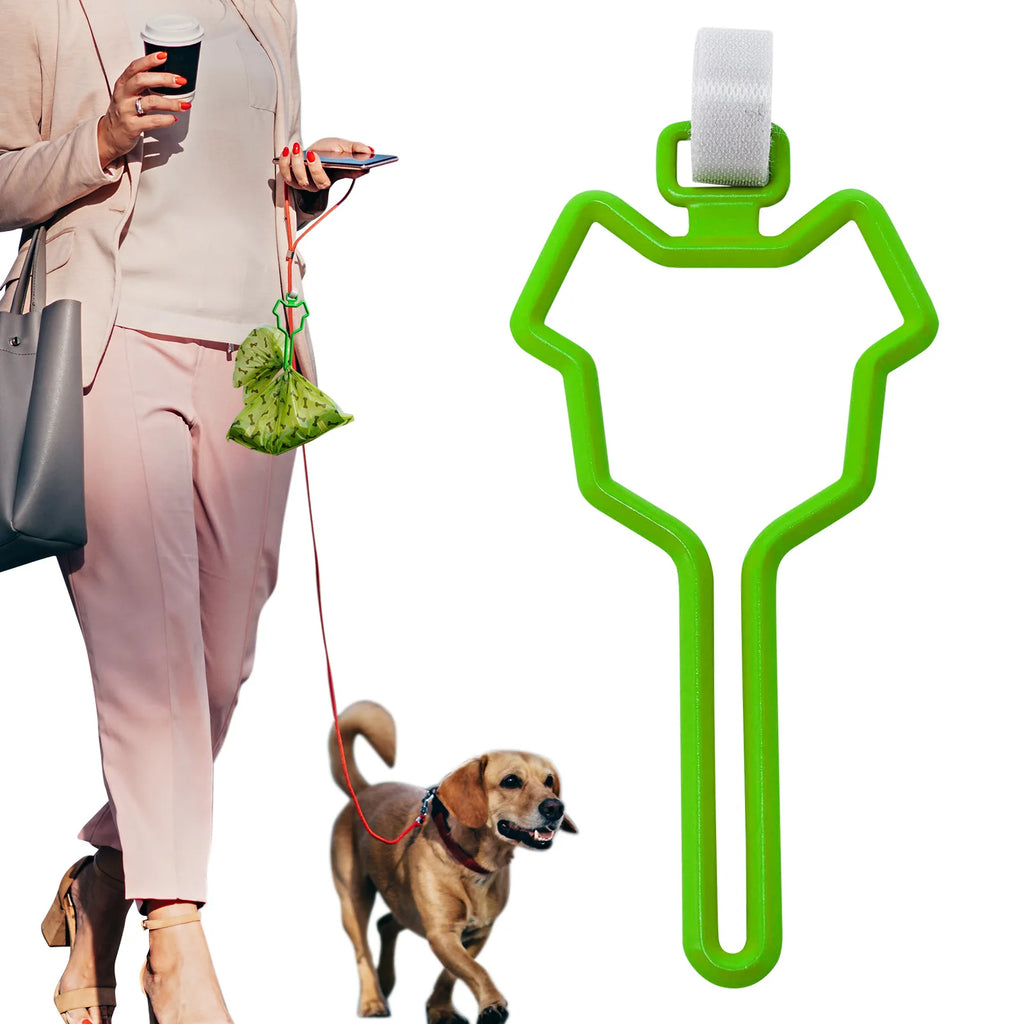 Hands-Free Lead Poo Bag Holder