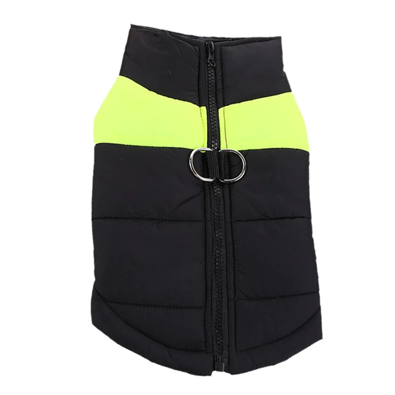 Padded Winter Vest for Large Dogs