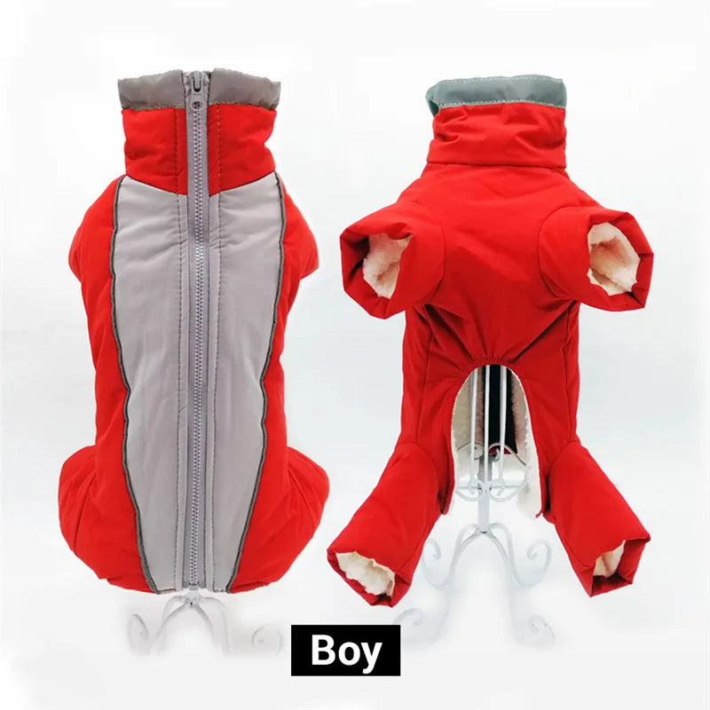 Reflective Waterproof Dog Overalls