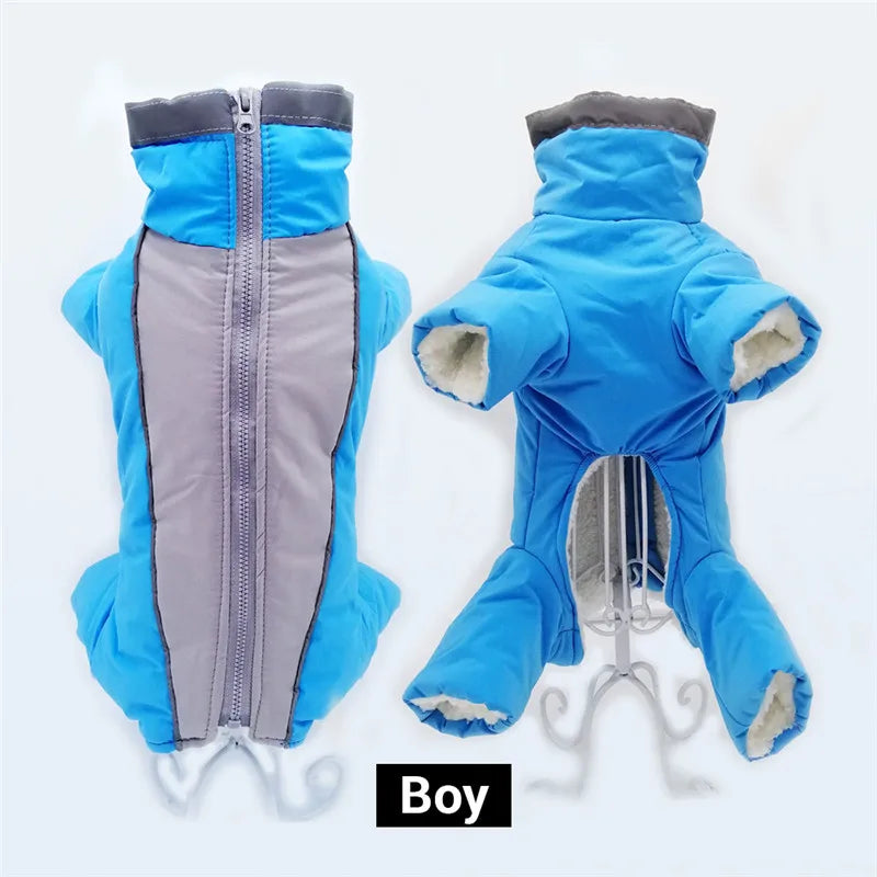 Reflective Waterproof Dog Overalls