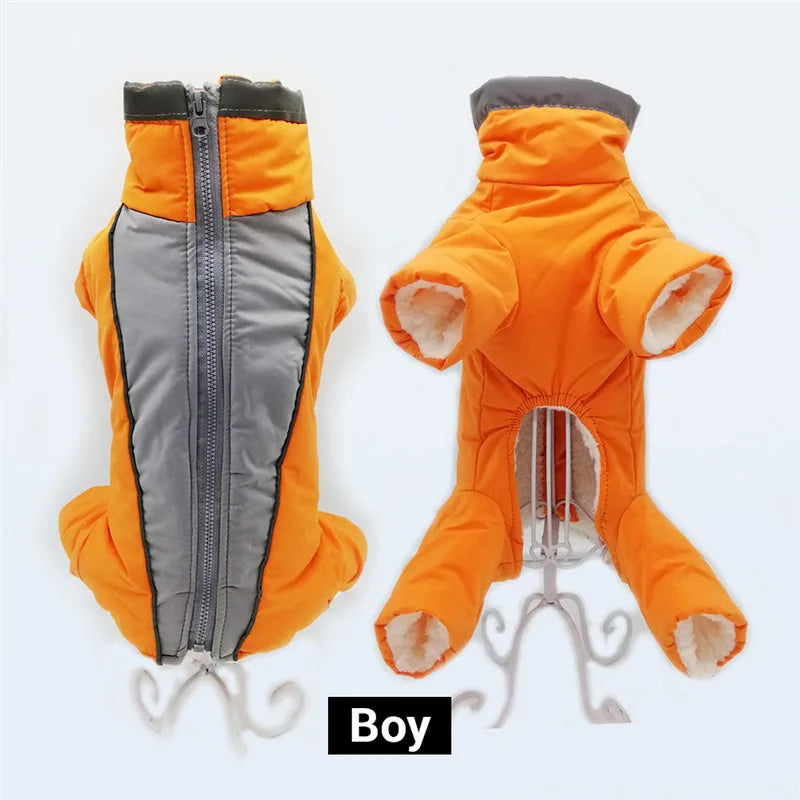 Reflective Waterproof Dog Overalls
