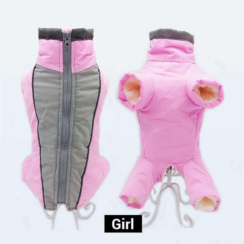Reflective Waterproof Dog Overalls
