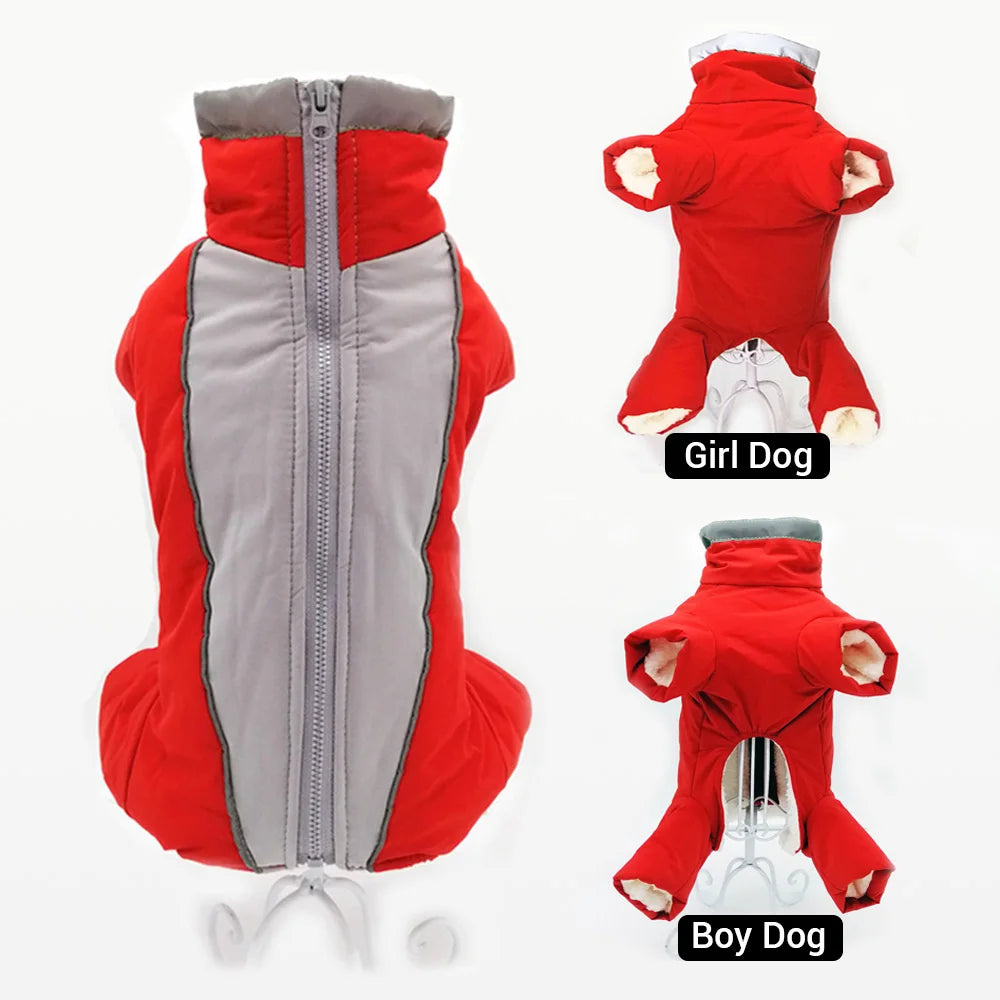 Reflective Waterproof Dog Overalls