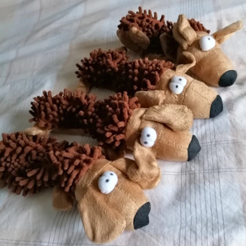 Squeaky Animal Plush for Small Dogs