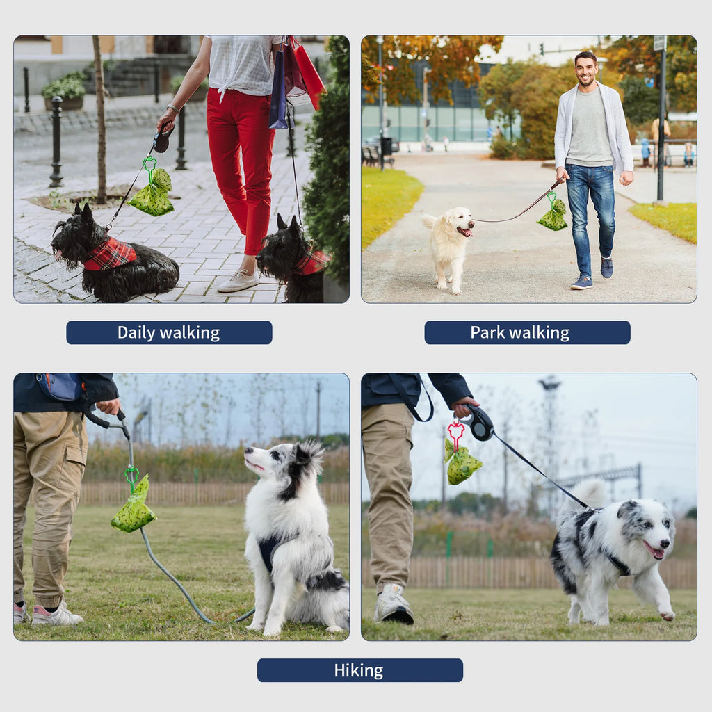 Hands-Free Lead Poo Bag Holder