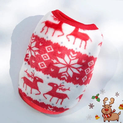 Flannel Puffer Vest for Tiny Pets