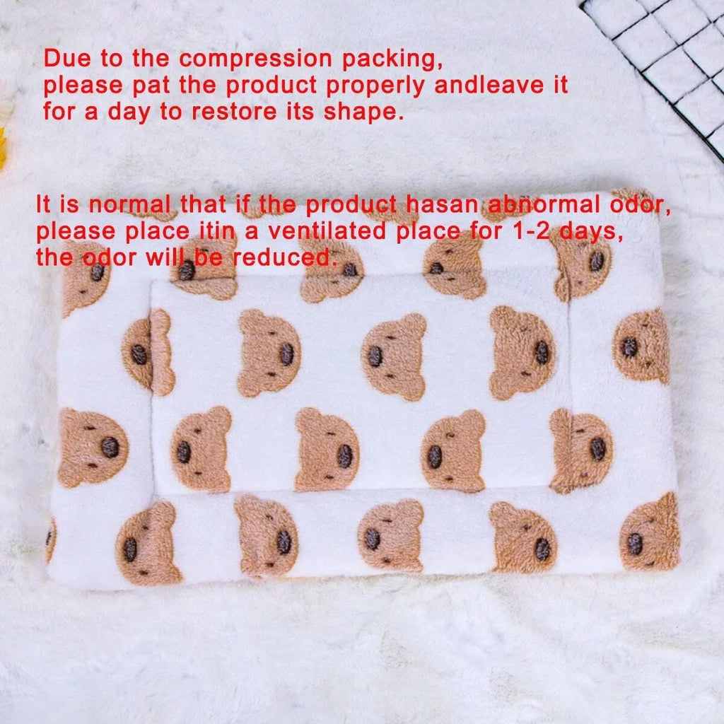 Bear Print Pet Blanket