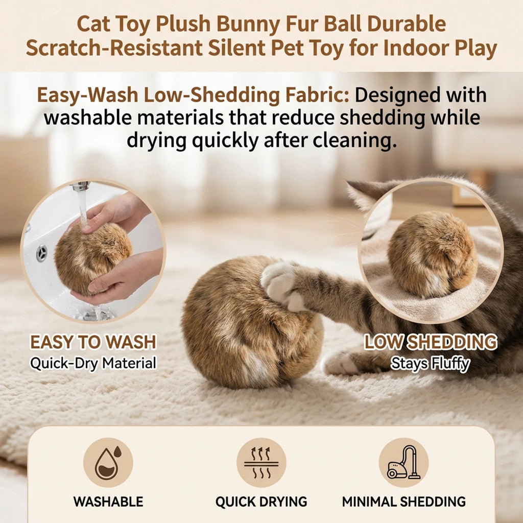 Fluffy Catnip Fur Balls