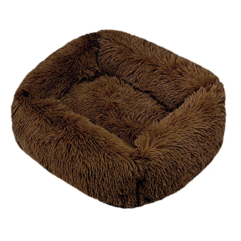 Square Long-Plush Dog Bed
