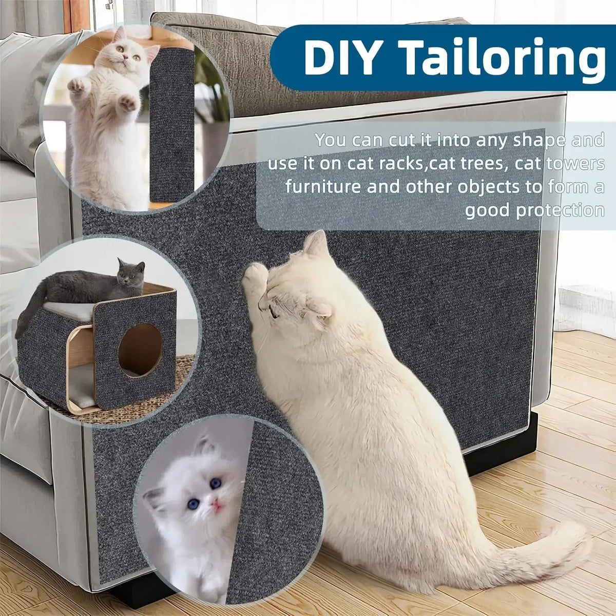 Colourful Sofa Protector Scratch Mat