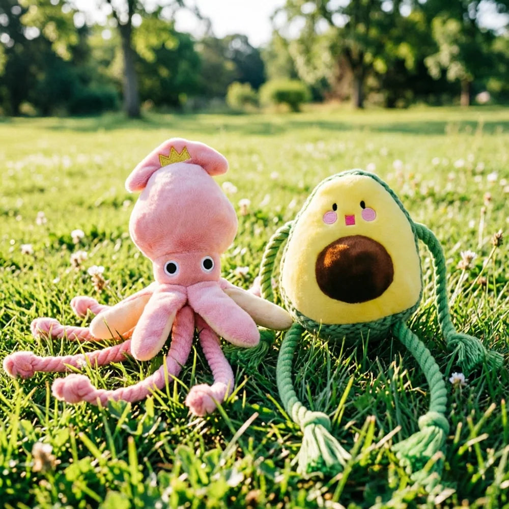 Avocado Octopus Knot Toy