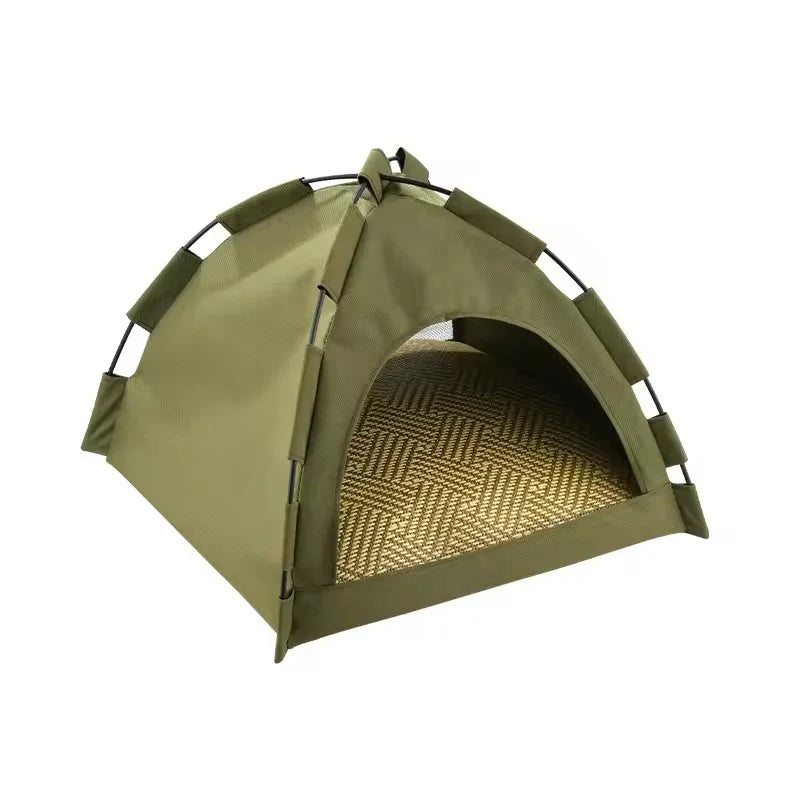 Foldable Semi-Enclosed Cat House