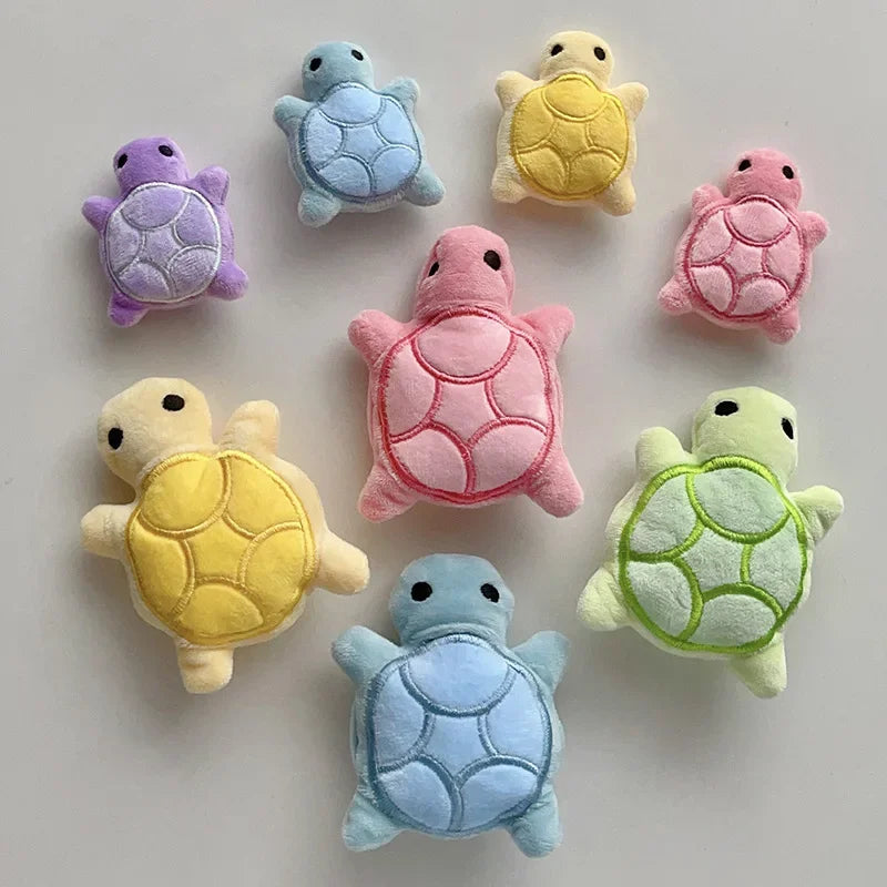 Mini Turtle Squeaky Plush
