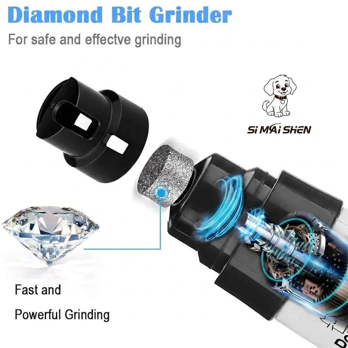USB Rechargeable Nail Grinder