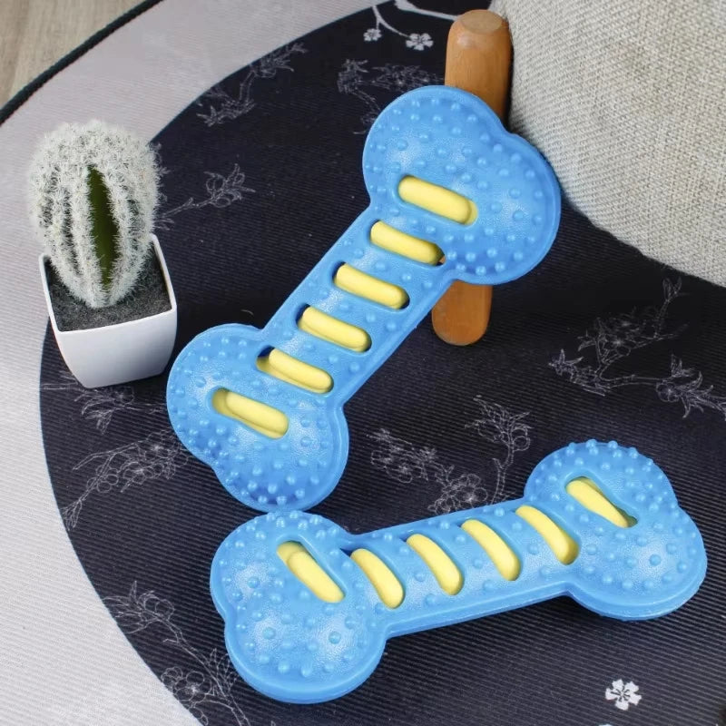 Squeaky Rubber Chew Bone