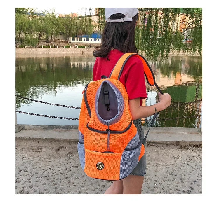 Double-Shoulder Mesh Backpack Carrier