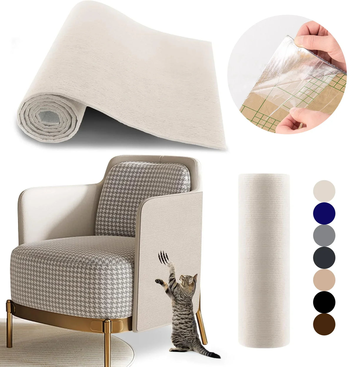 Trimmable Corner & Wall Scratch Mat