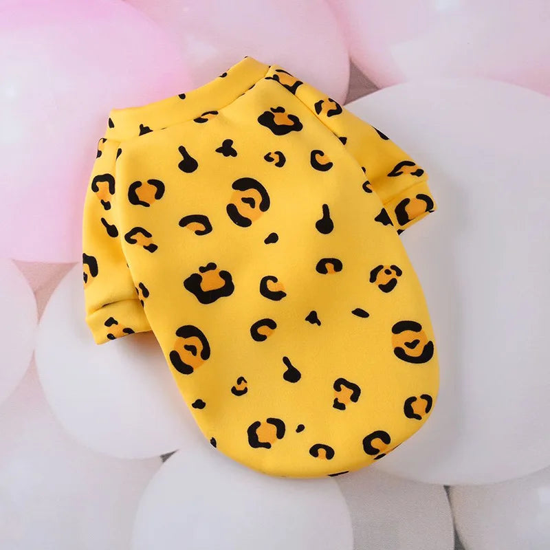 Printed Fleece Dog Sweatshirt