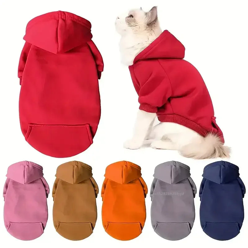 Hooded Sweatshirt for Cats