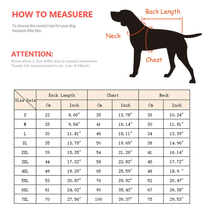 Waterproof Jacket for Big Dogs