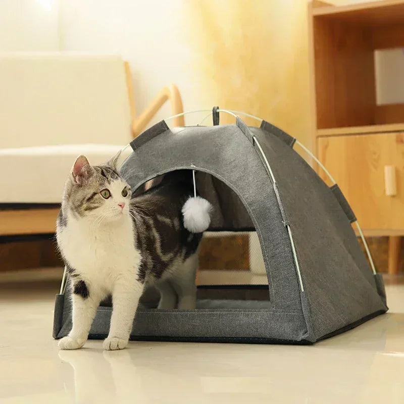 Canvas Tent Cat House