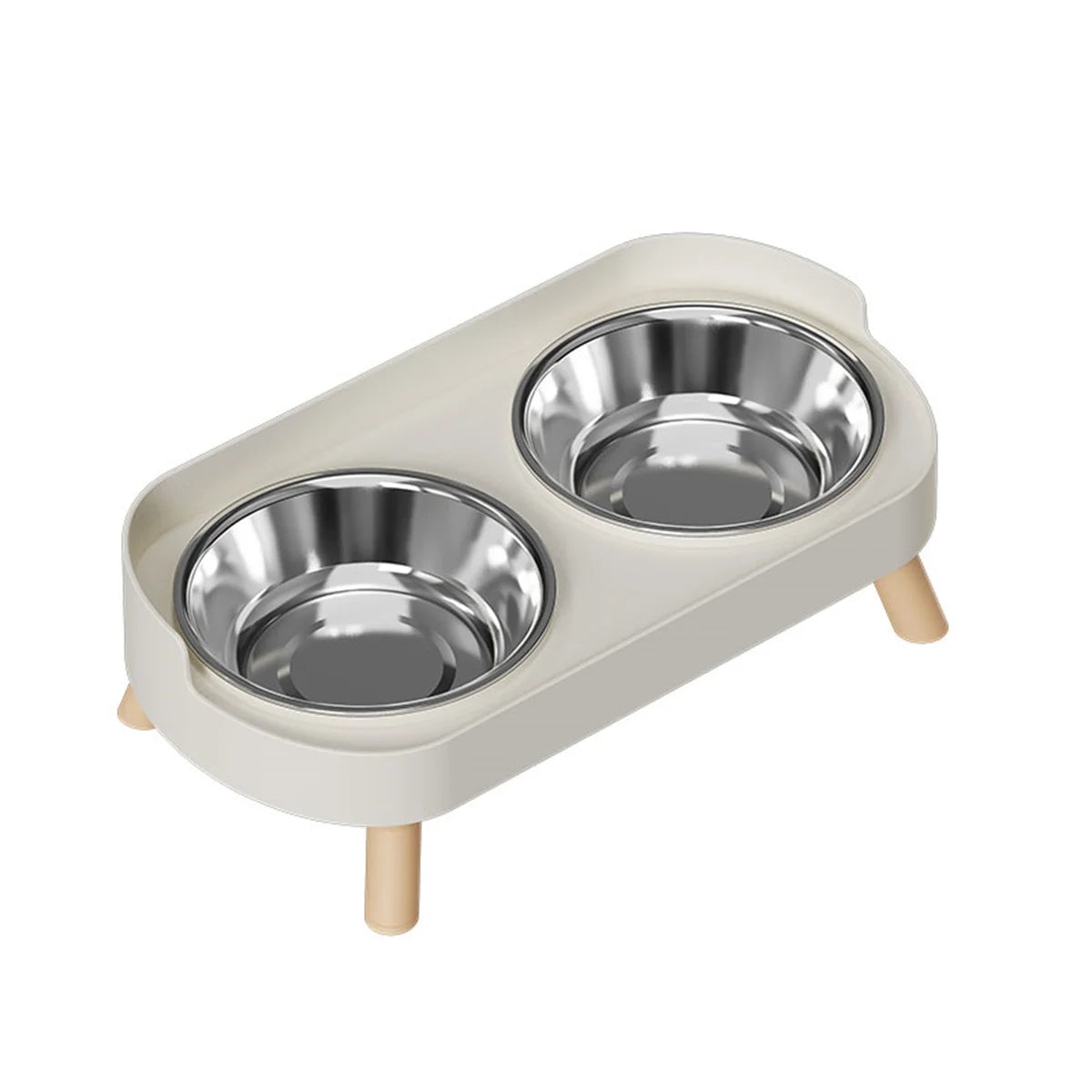 Colourful Double Bowl Stand