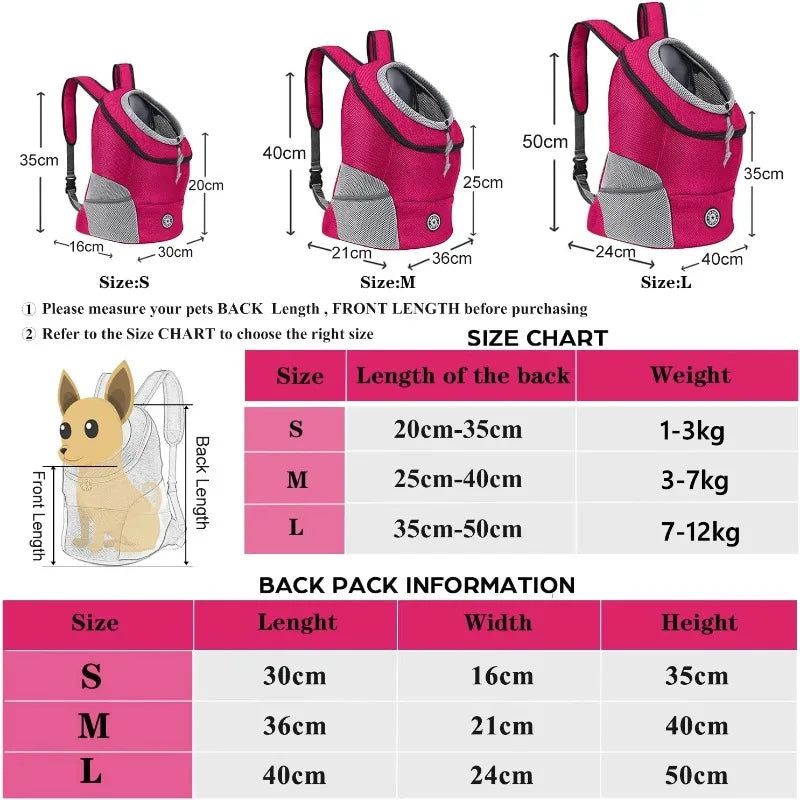 Reflective Front Pack Carrier