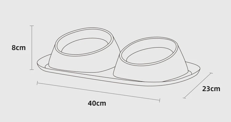 Stainless Double Bowl with Non-Slip Base
