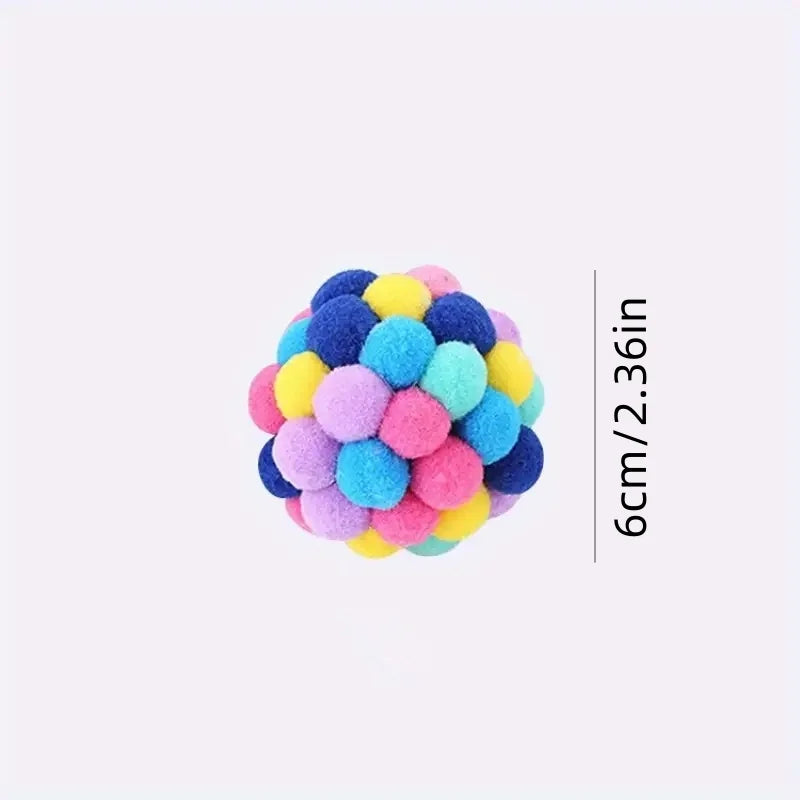 Woolly Bell Balls on Elastic