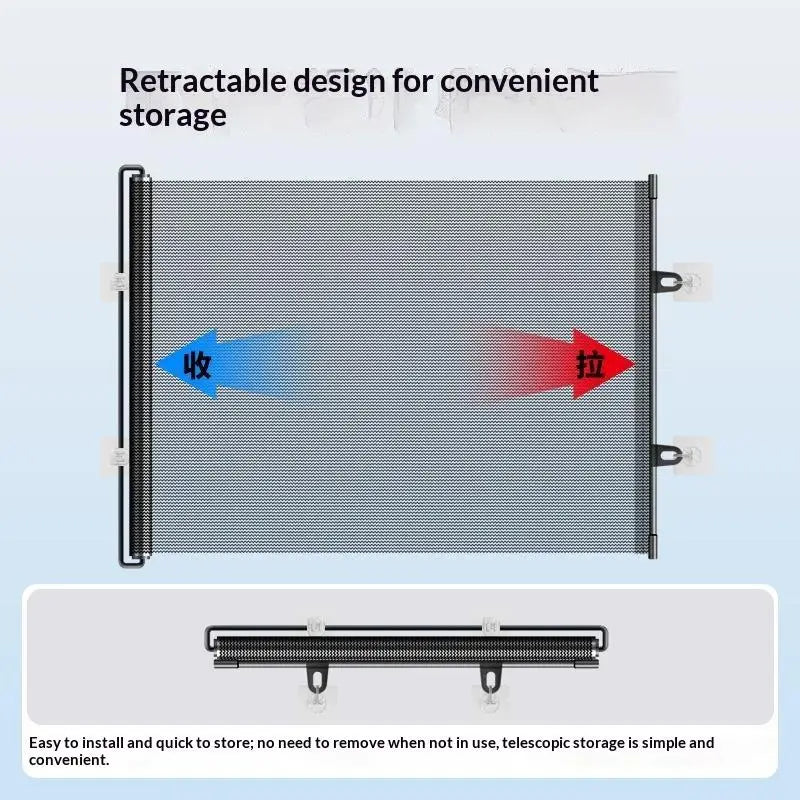 Retractable Mesh Pet Gate