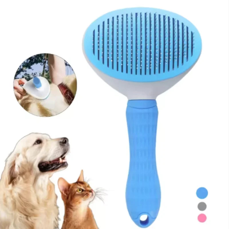 Self-Cleaning Slicker Brush
