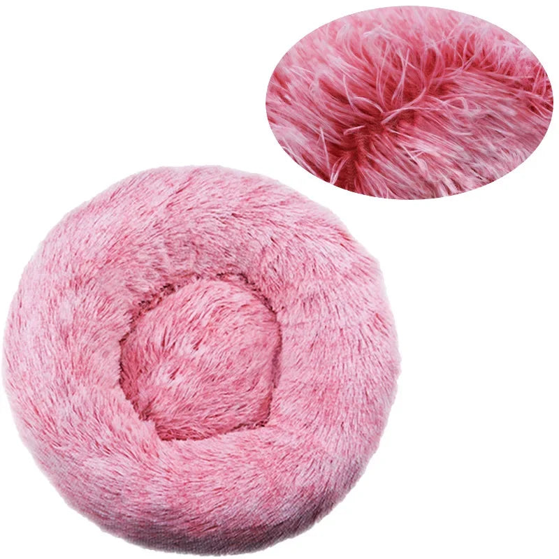 Plush Round Donut Bed (6 Sizes)