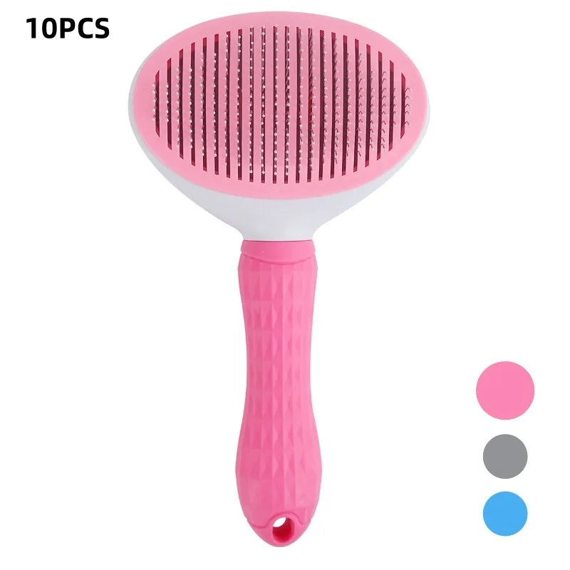 Self-Cleaning Slicker Brush