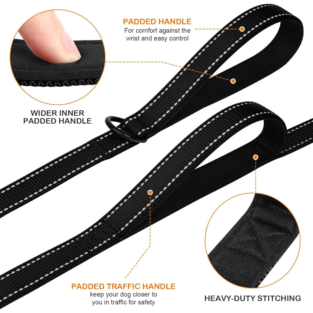 Double-Handle Reflective Lead