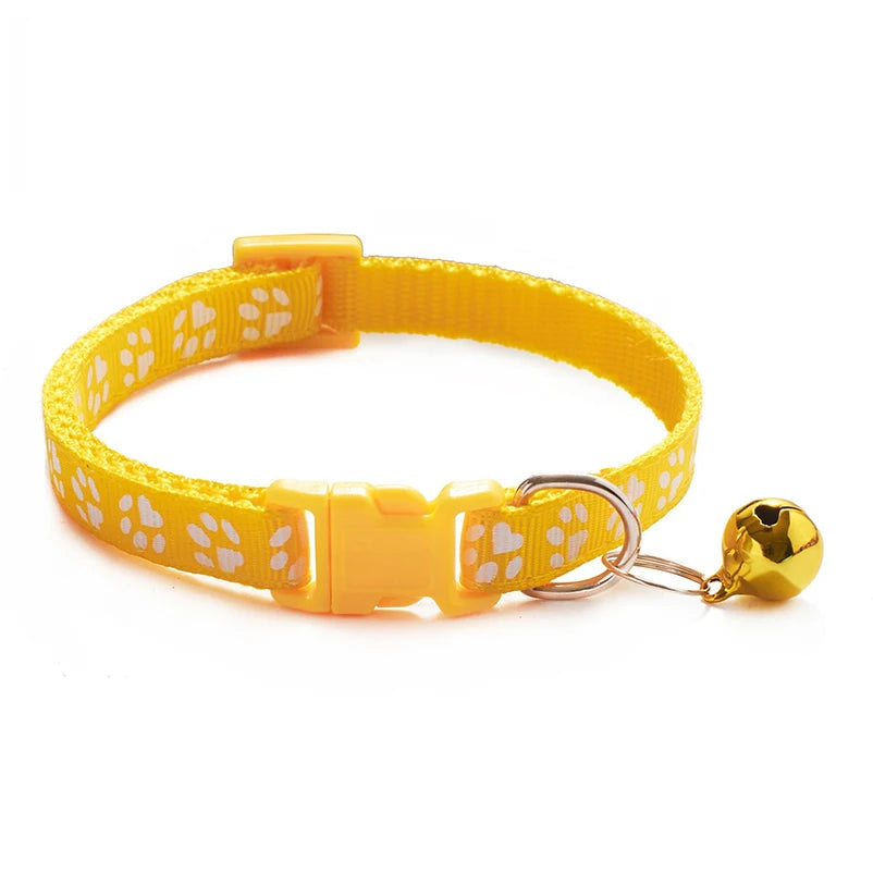 Patterned Cat Collar with Bell