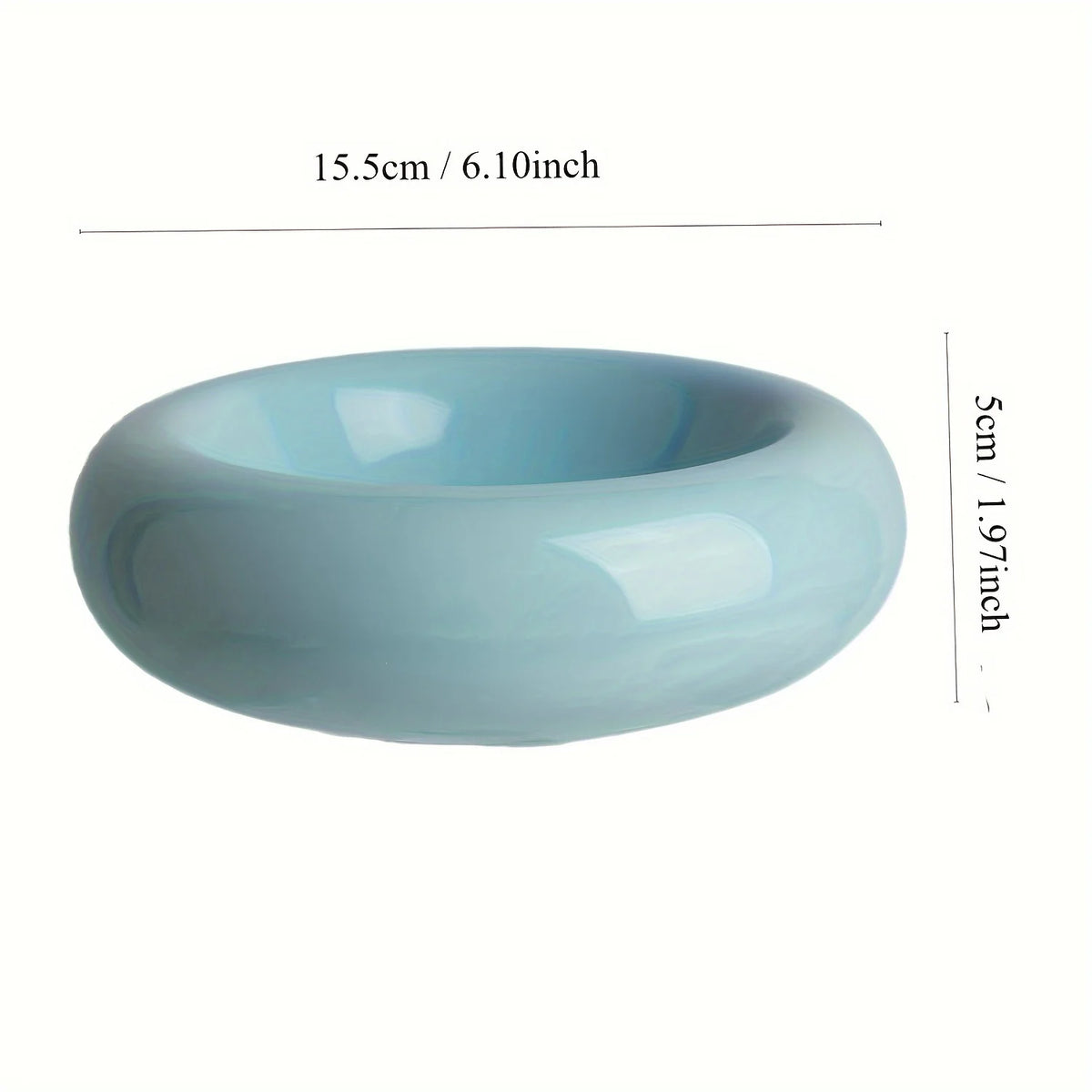 Ceramic Donut Cat Bowl