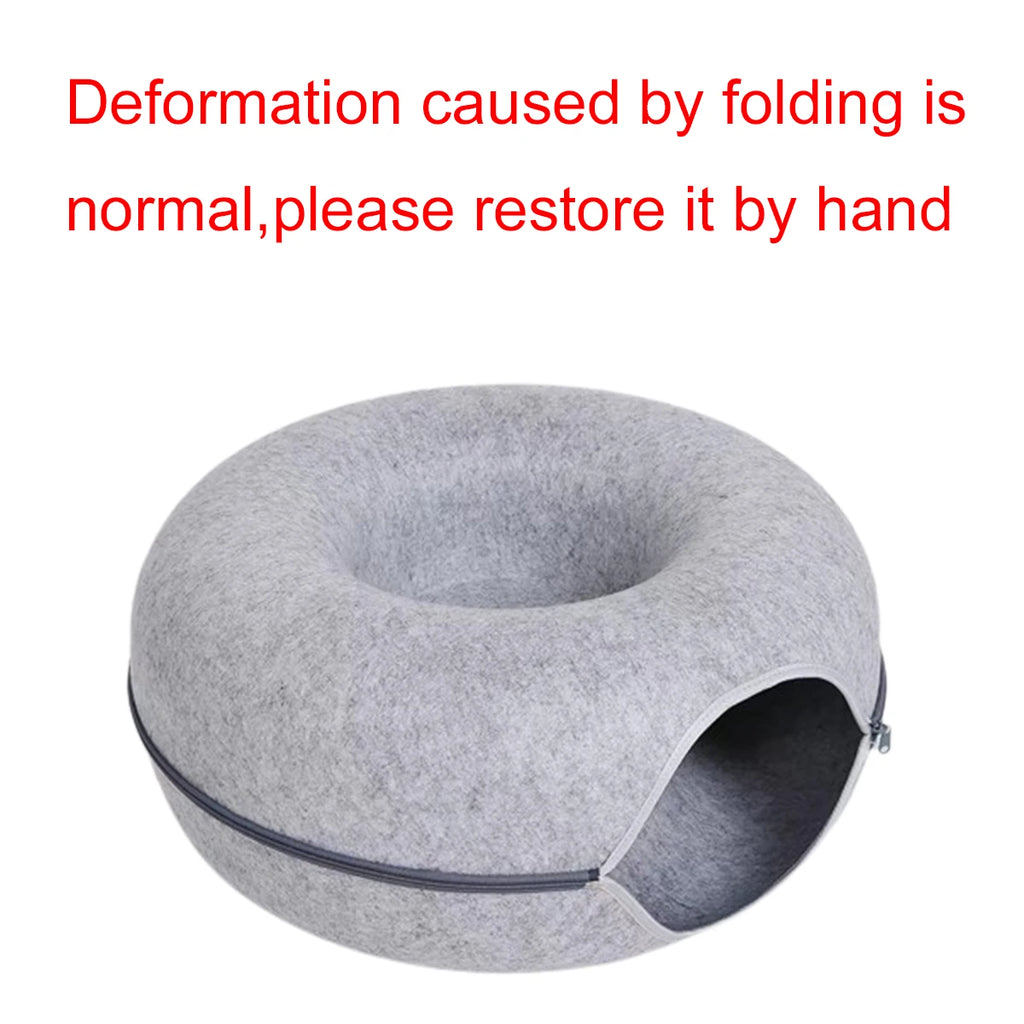 2-in-1 Felt Donut Cave
