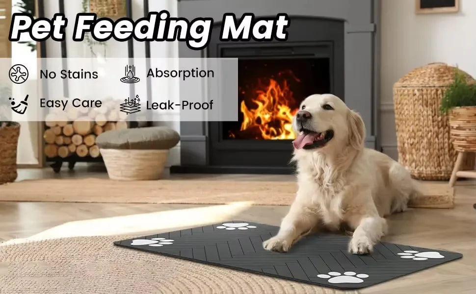 Absorbent Quick-Dry Feeding Mat
