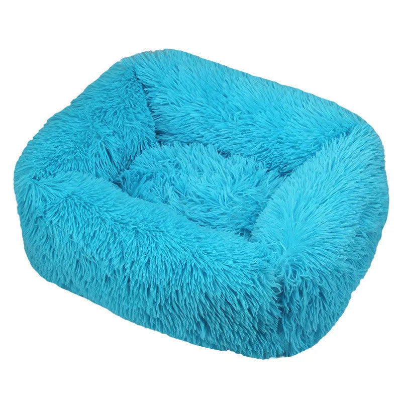 Square Long-Plush Dog Bed
