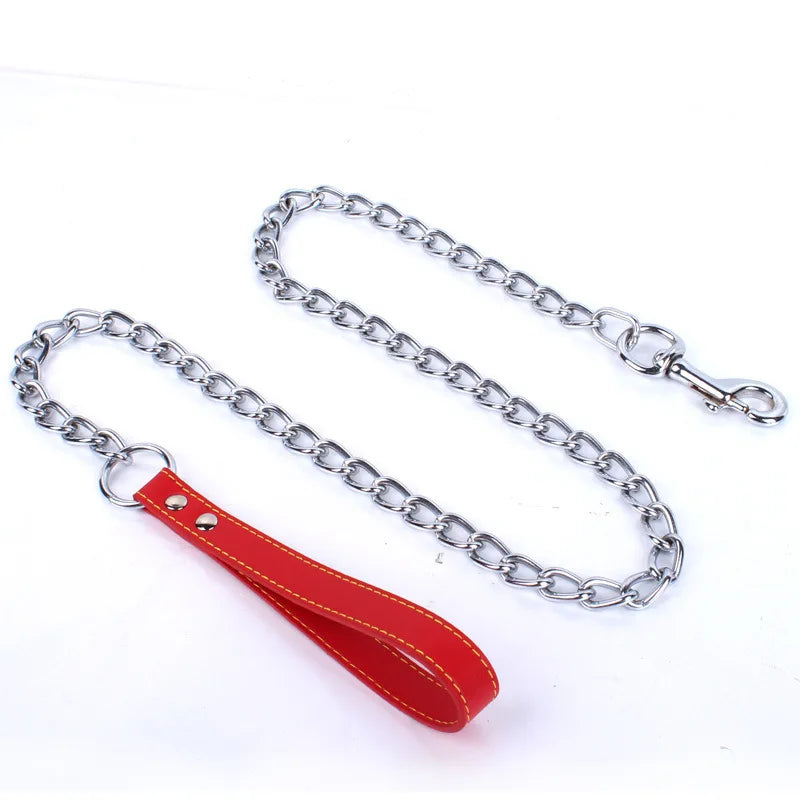 Chain Lead with Padded Handle